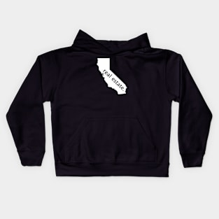 California State Real Estate T-Shirt Kids Hoodie